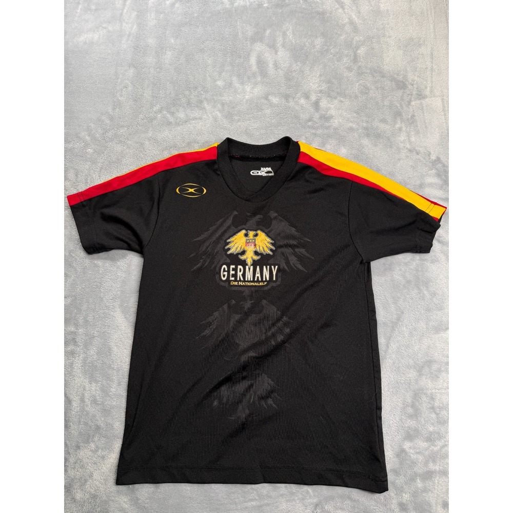 Germany Die Nationalelf #61 Soccer Jersey Boys Medium Black XARA Graphic Sports